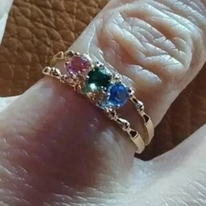 💙🌹Gold-plated Mother's ring. yellow